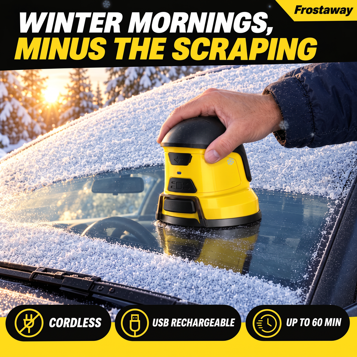Frostaway™ Cordless Electric Icescraper